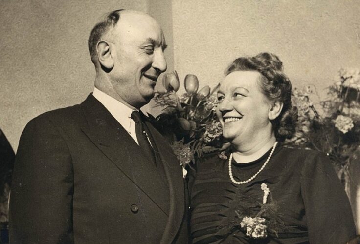 Alice Maier & Josse van Hoorick wedding - 1948- Legend and History of the Weisburgers